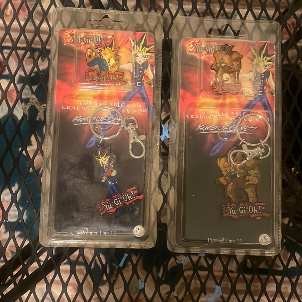 Vintage yugioh keychains